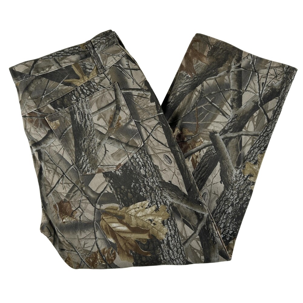Outfitters Ridge Pants Mens 42x30 Brown Camo Denim 5-Pocket Hunting Outdoor